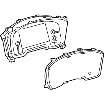 Toyota 83800-1AG40 Meter Assembly, COMBINAT