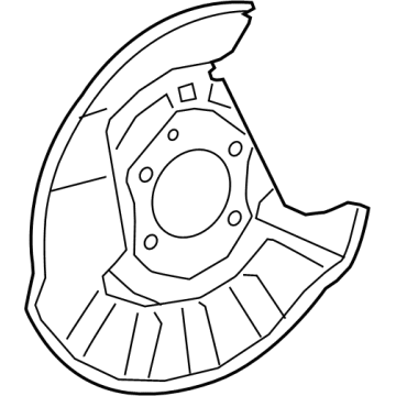 Toyota Grand Highlander Backing Plate - 47881-0E050