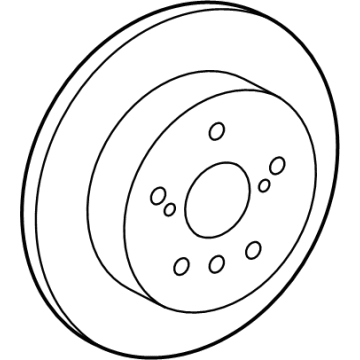 Toyota Grand Highlander Brake Disc - 42431-0E110