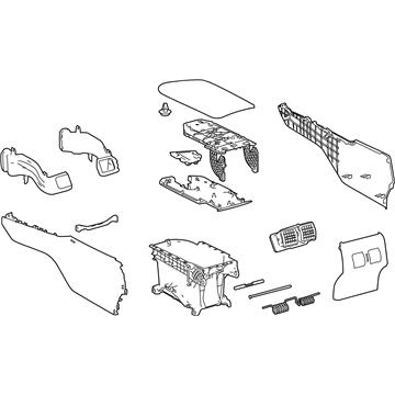 Toyota 58810-06670-26 Box Assembly, Console