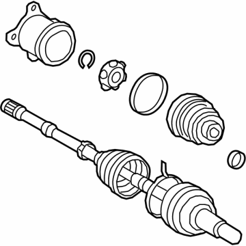 2021 Toyota Prius AWD-e Axle Shaft - 42340-47010