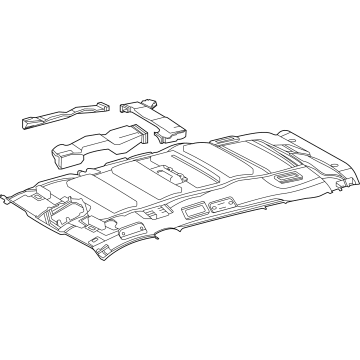 Toyota 63310-0E780-B0 HEADLINING ASSY, ROO