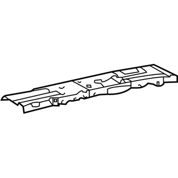 Toyota 58115-07040 Reinforcement, Front Floor Panel, Front