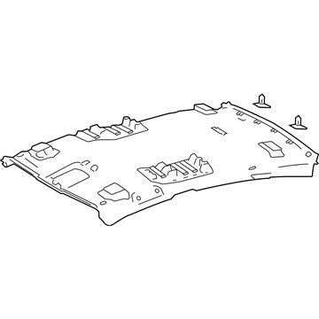 Toyota 63310-07260-E0 HEADLINING Assembly, ROO