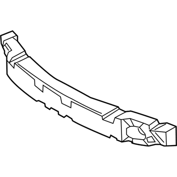 Toyota 52611-12410 ABSORBER, Fr Bumper