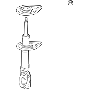 Toyota 48530-80581 Shock Absorber Assembly Rear Right