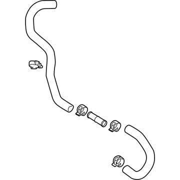 2025 Toyota Grand Highlander Coolant Reservoir Hose - 16260-F0210