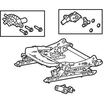 Toyota 72010-62080 ADJUSTER Assembly, Fr Se