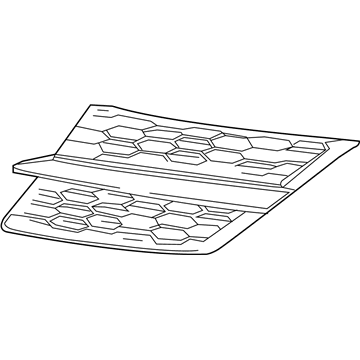 Toyota 53106-42010 GARNISH Sub-Assembly, Ra