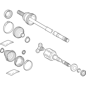 Toyota GR Corolla Axle Shaft - 43410-12C40