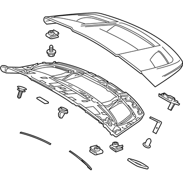 Toyota 76085-10902-B1 Spoiler Sub-Assembly, Rr