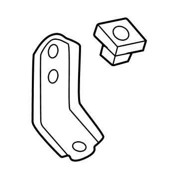 Toyota 67645-0E040 BRACKET, DOOR ARMRES