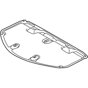 Toyota 53341-07040 Insulator, Hood