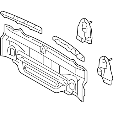 Toyota 58307-06100 Panel Sub-Assy, Body Lower Back