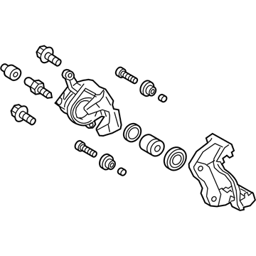 Toyota 47850-47080 Cylinder Assembly, Rear Di