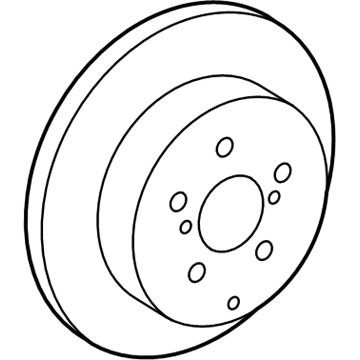 Toyota 42431-47050 Rear Disc