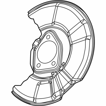 2025 Toyota GR Corolla Backing Plate - 47782-52060