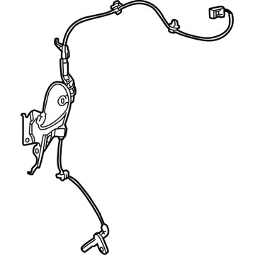 Toyota 89542-12150 SENSOR, SPEED, FR RH