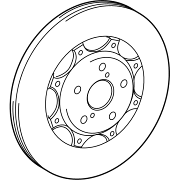 Toyota 43512-52180 DISC, FR RH