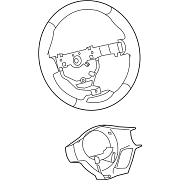 Toyota 45102-0D510-C5 Wheel Sub-Assembly, STEE