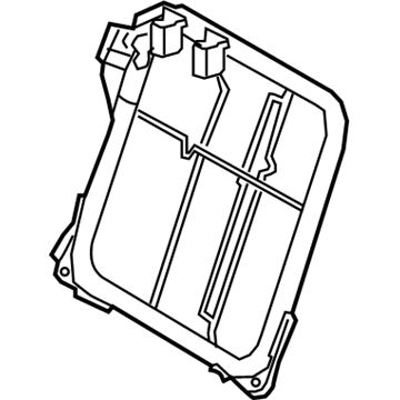 Toyota 71017-47240 Frame Sub-Assembly, Rear Seat