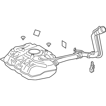 Toyota 77001-52460 Tank Sub-Assembly, Fuel