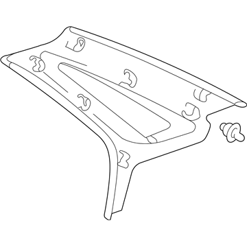 Toyota 62480-AC030-A1 Garnish Assy, Roof Side, Inner LH