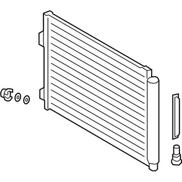 Toyota RAV4 A/C Condenser - 884A0-0R040