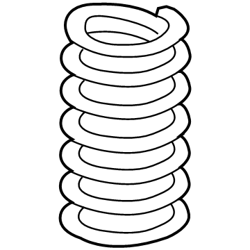 Toyota 48231-07190 Spring, Coil, Rr