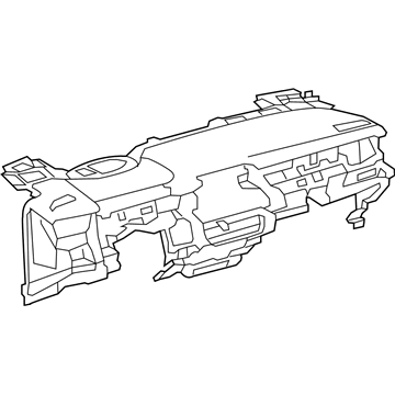 Toyota 55400-02060-C0 Pad Assembly, Instrument