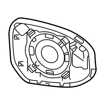 Toyota 87931-30G70 MIRROR OUTER, RH