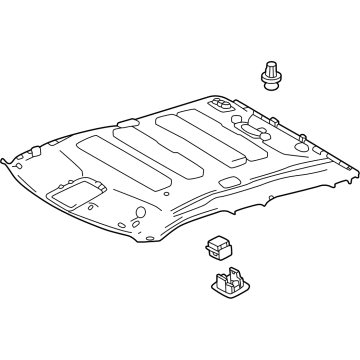 Toyota 63380-0C850-C0 HEADLINING ASSY, ROO