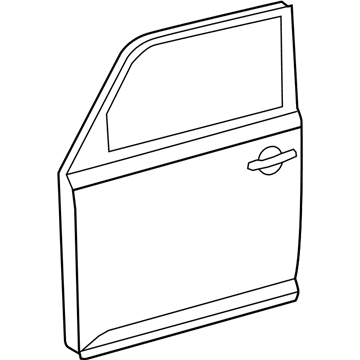 Toyota 67001-12A70 Panel Sub-Assy, Front Door, RH