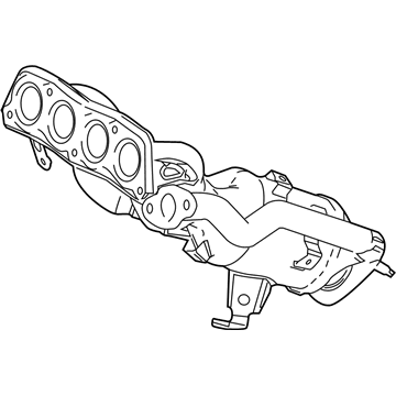 Toyota 17141-F0150 MANIFOLD, EXHAUST