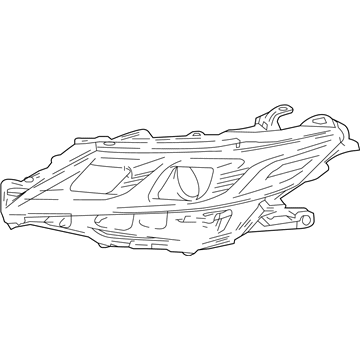 Toyota 81130-33D40 Headlight Unit Assembly