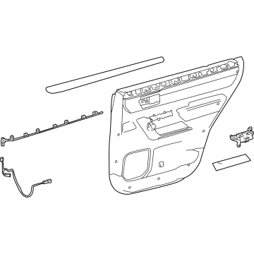 Toyota 67630-0C730-C1 PANEL ASSY, RR DOOR