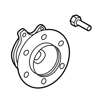 Toyota 43550-0C020 HUB & BEARING ASSY