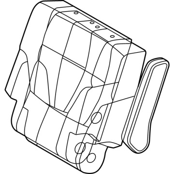 Toyota 71077-0C700-A2 COVER SUB-ASSY, RR S