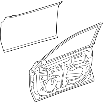 Toyota 67002-07060 Panel Sub-Assembly, Fr D