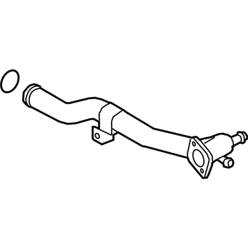 Toyota Yaris Coolant Reservoir Hose - 16268-WB001