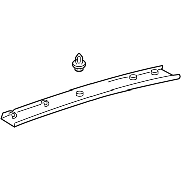 Toyota 64790-47010-C0 Panel Assy, Back Door Trim, Upper