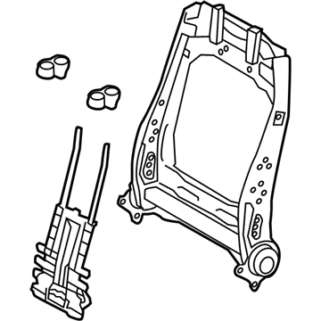 Toyota 71103-06020 Frame Sub-Assembly, Front Seat