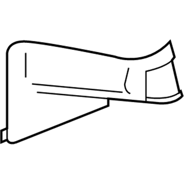 Toyota 87945-42140 Outer Mirror Cover, Lower Left