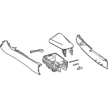 Toyota Mirai Center Console Base - 58810-62030-C4