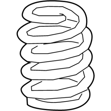 Toyota 48231-0E850 SPRING, COIL, RR