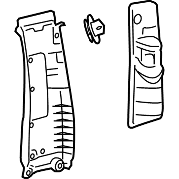 Toyota 62410-07020-A0 GARNISH Assembly, Center Pi