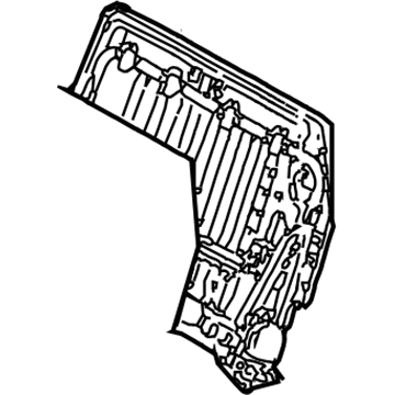 Toyota 79204-08010 Frame Sub-Assembly Seat Back, LH