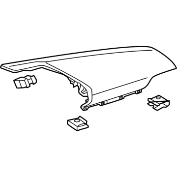 Toyota 55402-47040-C0 PAD SUB-ASSY, INSTR