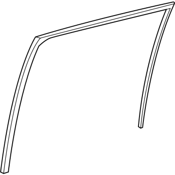 Toyota 68152-0E140 RUN, RR DOOR GLASS