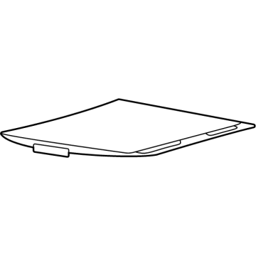 Toyota 62791-30020 MOULDING, QUARTER WI